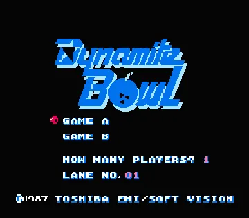 Dynamite Bowl (Japan) (Rev 1) screen shot title